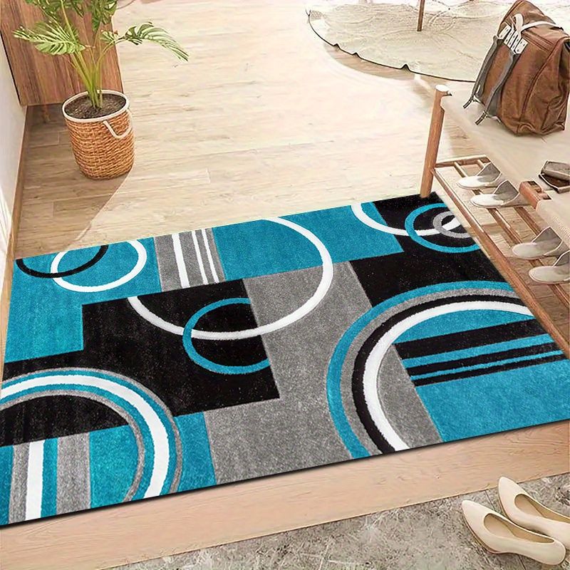 VIKAMA Modern Abstract Geometr - Printed Rug Abstract 评论和价格