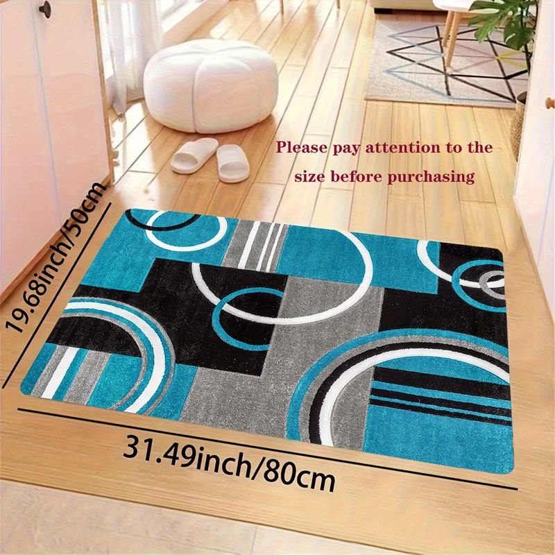 VIKAMA Modern Abstract Geometr - Printed Rug Abstract 评论和价格