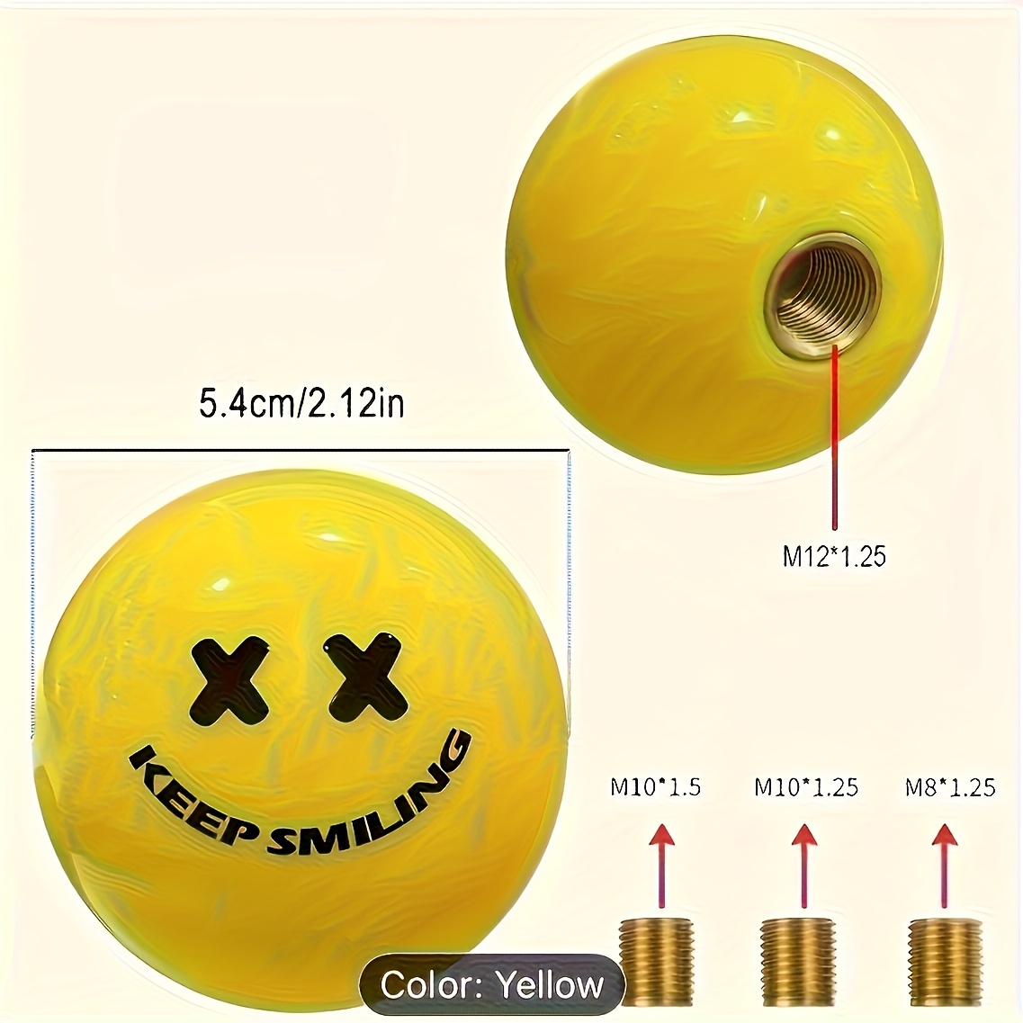 Keep Smiling Yellow & Black Ge - Interior Design Style Quiz 评论和价格