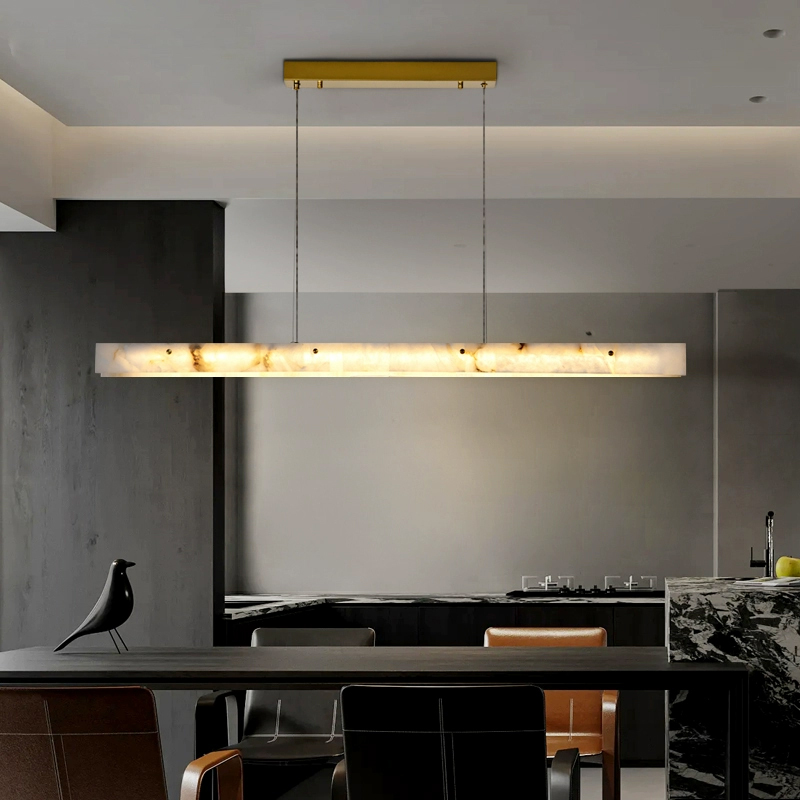 Postmodern Marble Long Pendant - Interior Design Hall 评论和价格