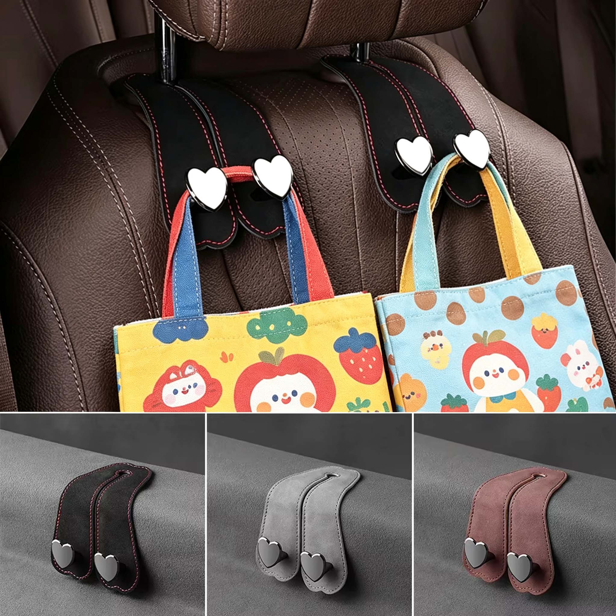 Car Seat Headrest Hooks with H - Interior Design Whimsical 评论和价格