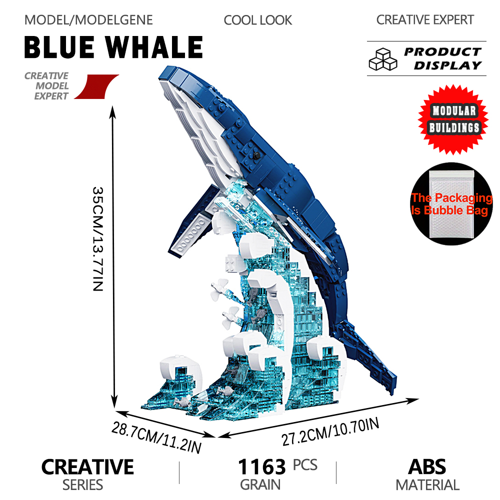 Ocean Blue Whale Model Buildin - Interior Design And Build 评论和价格