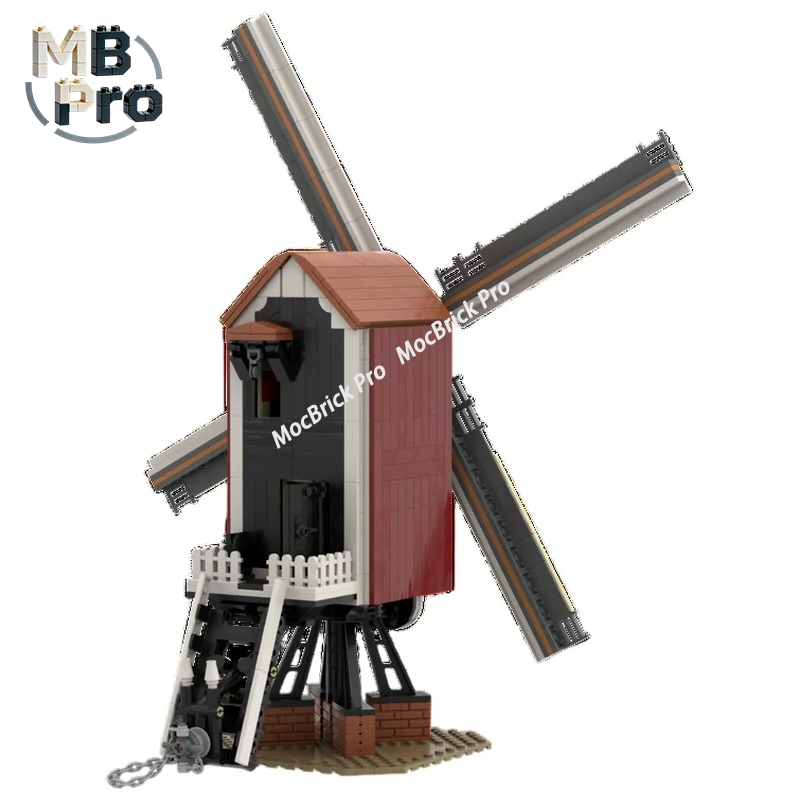 Minifig Scale Dutch Windmill M - Interior Design And Build 评论和价格