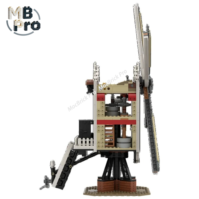 Minifig Scale Dutch Windmill M - Interior Design And Build 评论和价格