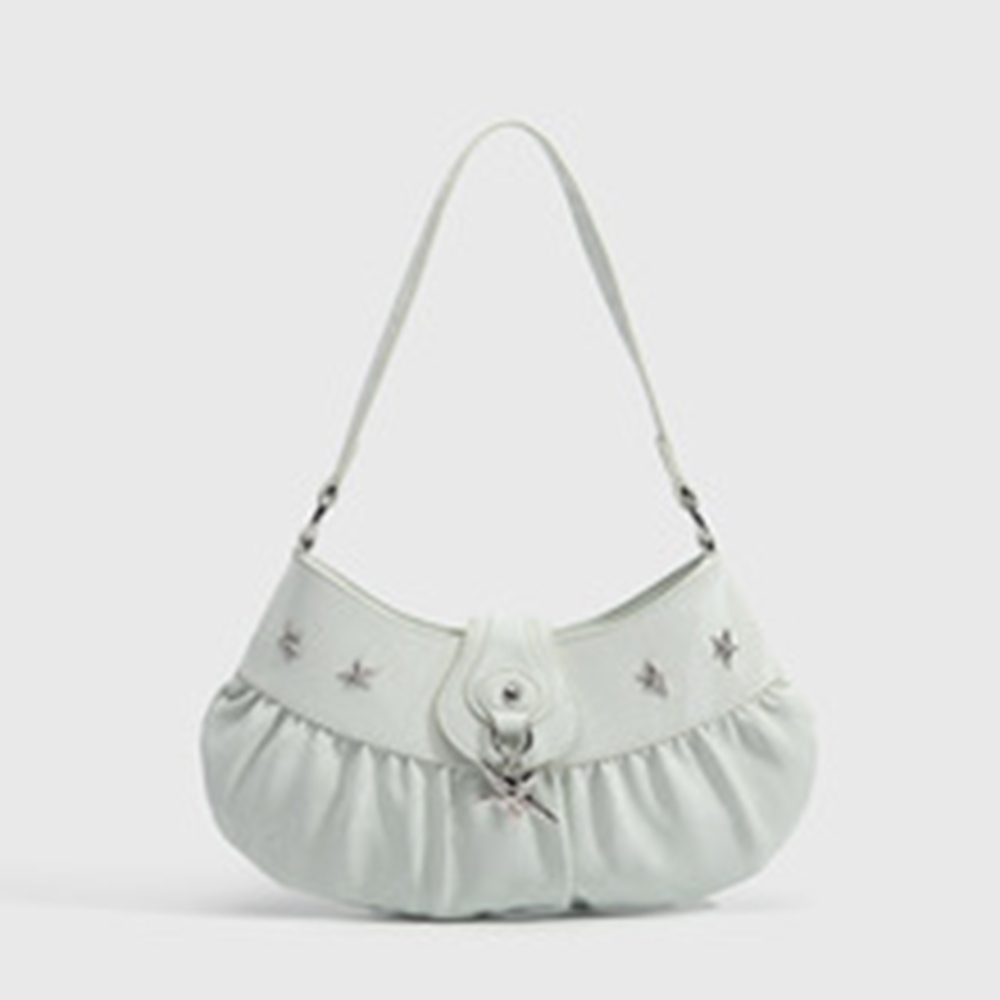 Monochrome Pleated Shoulder Ba - Interior Design Monochrome 评论和价格
