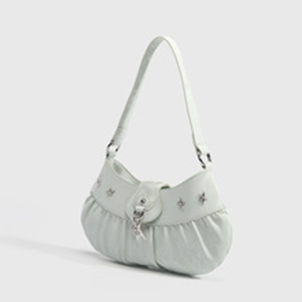 Monochrome Pleated Shoulder Ba - Interior Design Monochrome 评论和价格