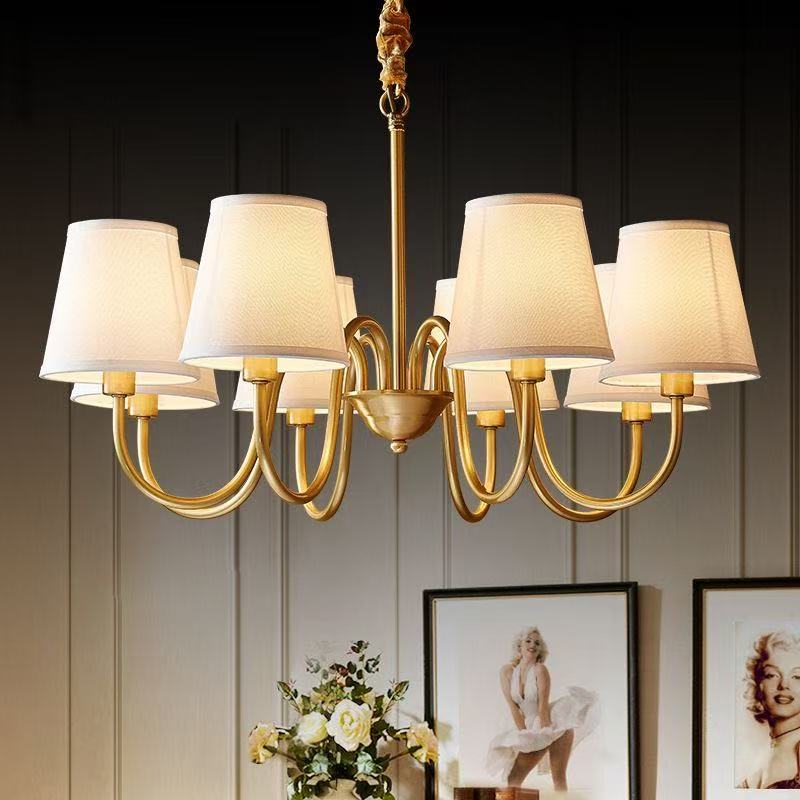 Copper Chandelier For Living R - Interior Design Hall 评论和价格