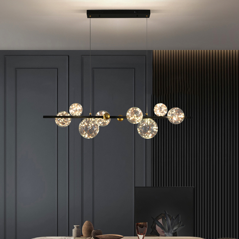 Modern Restaurant LED Chandeli - Interior Design Gold 评论和价格