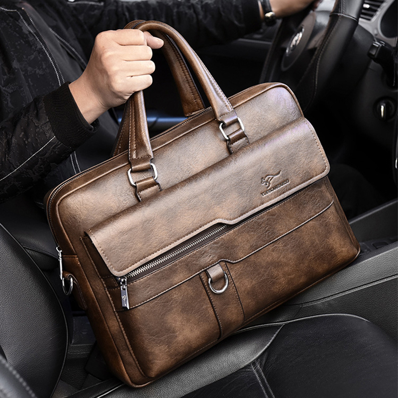 Men'S Briefcase PU Leather Por - Interior Design Portfolio 评论和价格