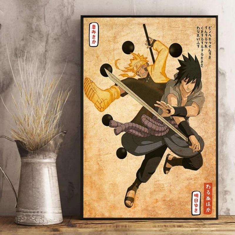Japanese Anime Naruto Poster R - Interior Design Japan 评论和价格
