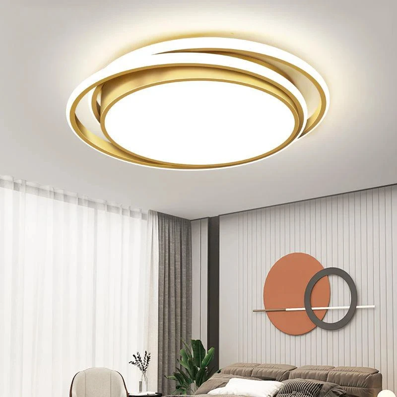 Living Room LED Ceiling Lamp M - Interior Design Gold 评论和价格