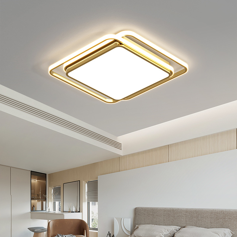 Living Room LED Ceiling Lamp M - Interior Design Gold 评论和价格