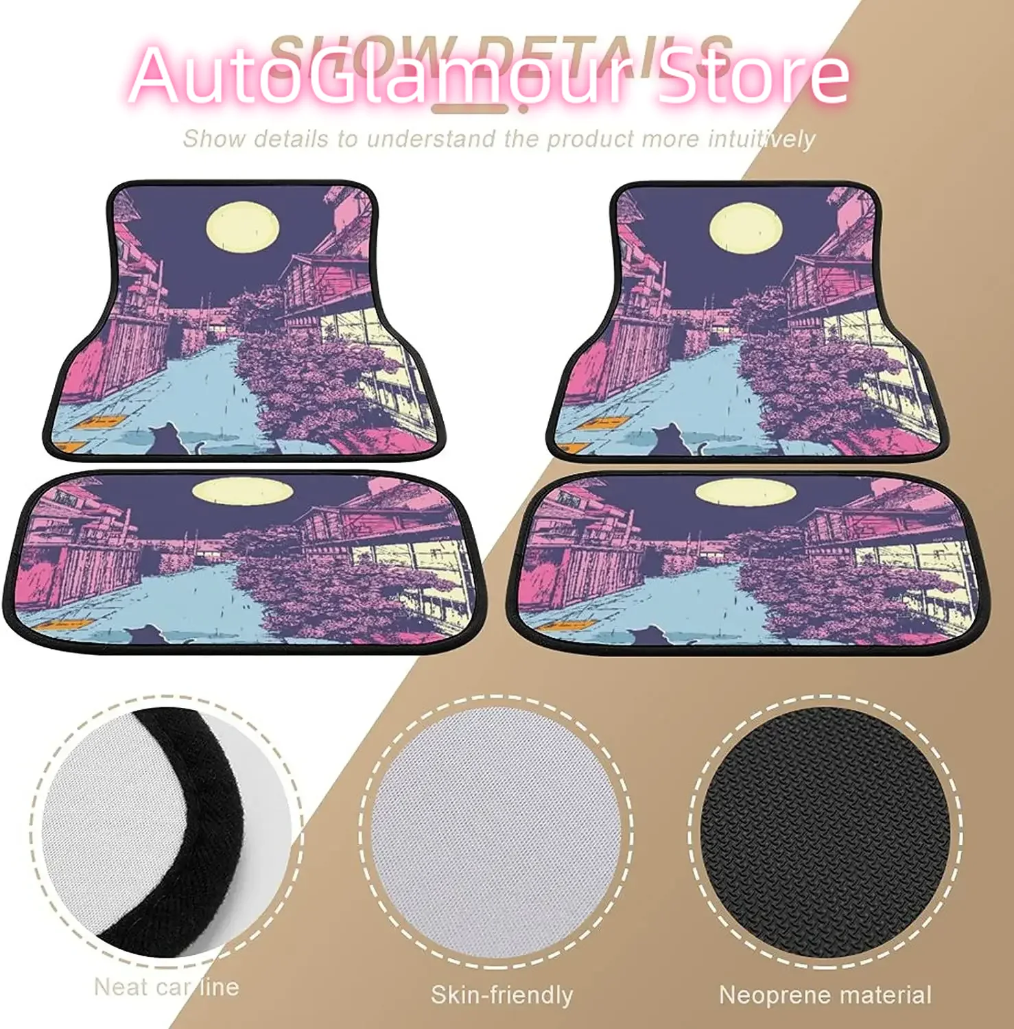 Kawaii Cat Vaporwave Japan Car - Interior Design Japan 评论和价格