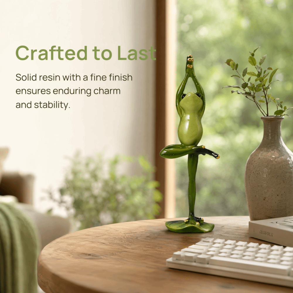 Resin Yoga Pose Amphibian Resi - Interior Design Whimsical 评论和价格