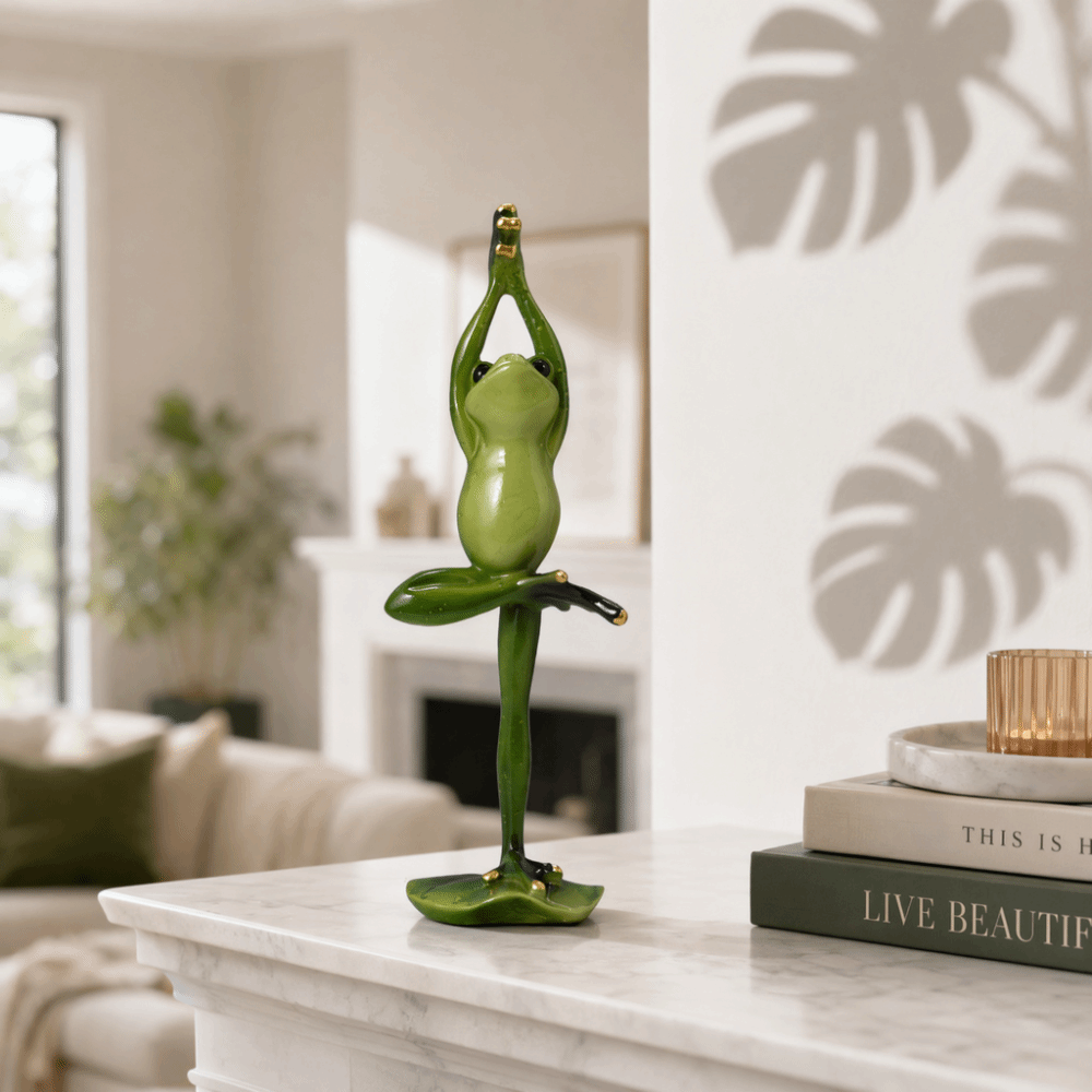 Resin Yoga Pose Amphibian Resi - Interior Design Whimsical 评论和价格