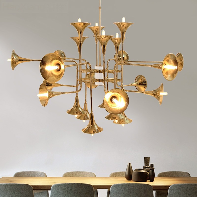 Nordic Trumpet Pendant Lamp fo - Interior Design Hall 评论和价格