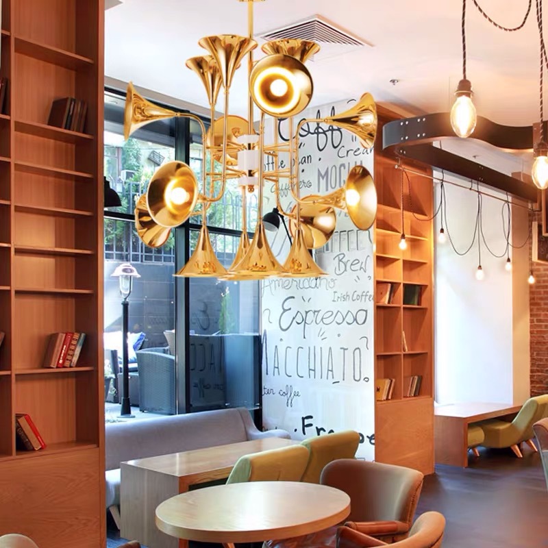 Nordic Trumpet Pendant Lamp fo - Interior Design Hall 评论和价格
