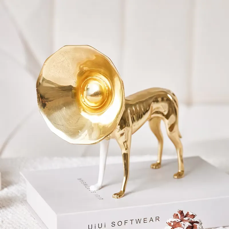 Modern Gold Horn Dog Shaped Ho - Interior Design Organic Modern 评论和价格