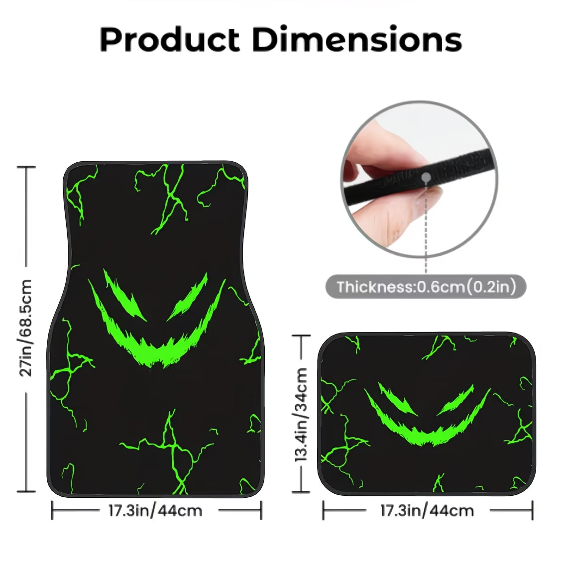 4-Piece Set of Lightning Demon - Interior Design Style Quiz 评论和价格