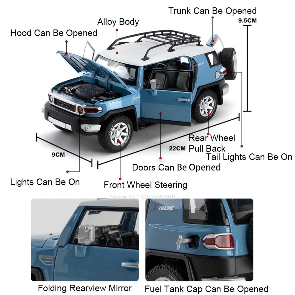 1:24 Scale LC79 FJ Cruiser Mod - Interior Design Style Quiz 评论和价格